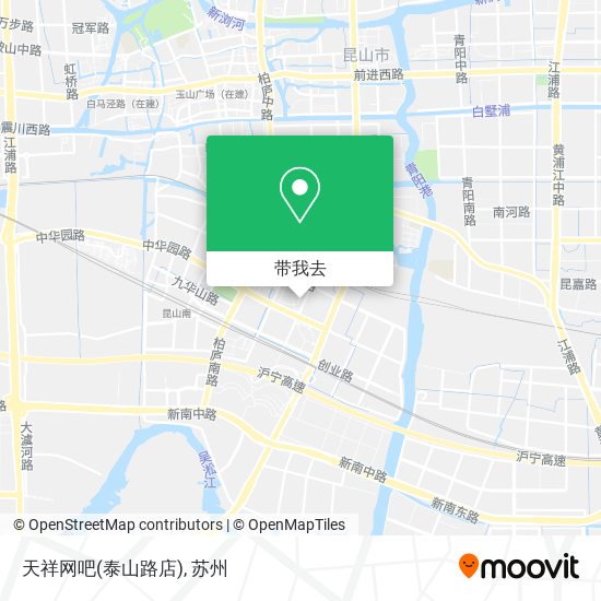 天祥网吧(泰山路店)地图