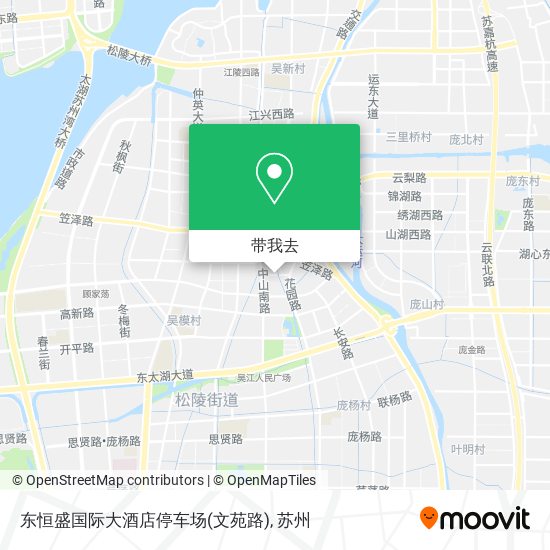 东恒盛国际大酒店停车场(文苑路)地图