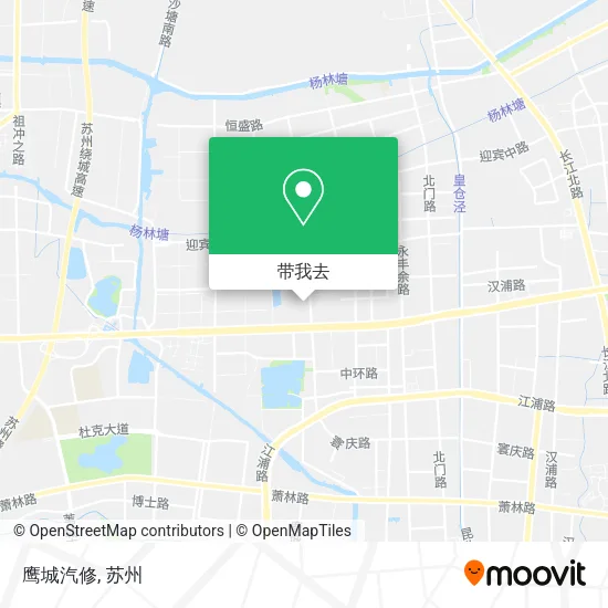 鹰城汽修地图