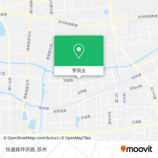 恒盛路环庆路地图