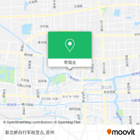 新北桥自行车租赁点地图