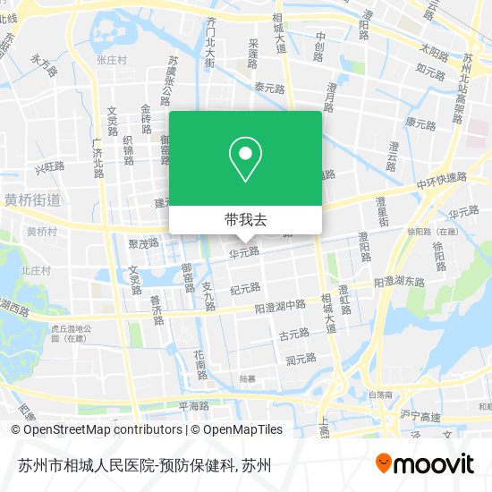 苏州市相城人民医院-预防保健科地图