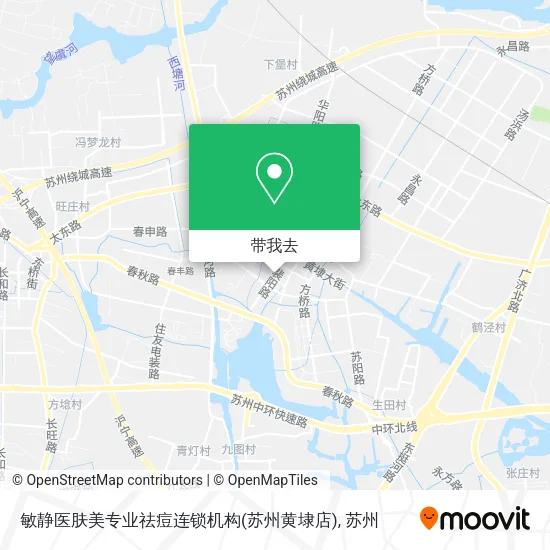 敏静医肤美专业祛痘连锁机构(苏州黄埭店)地图