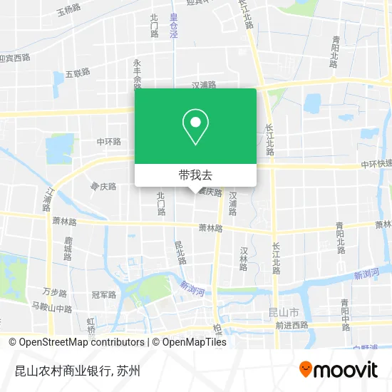 昆山农村商业银行地图