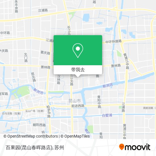 百果园(昆山春晖路店)地图