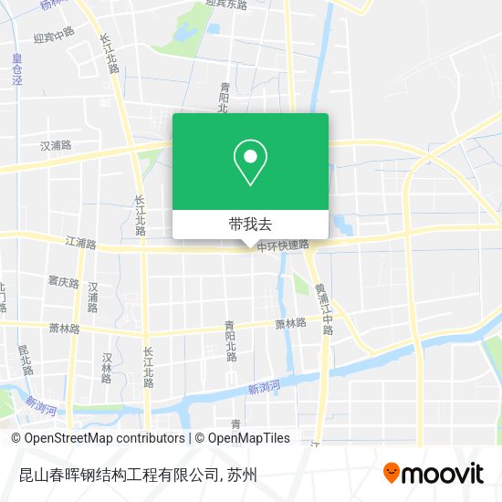昆山春晖钢结构工程有限公司地图