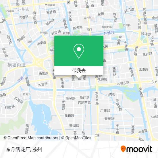 东舟绣花厂地图