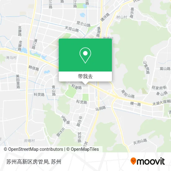 苏州高新区房管局地图