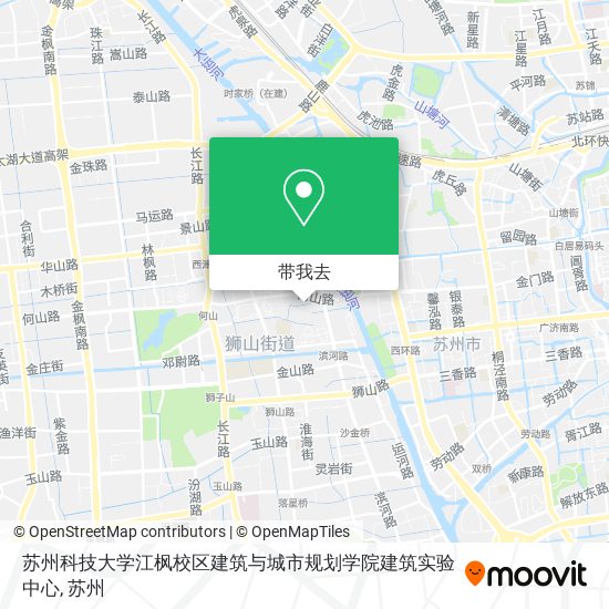 苏州科技大学江枫校区建筑与城市规划学院建筑实验中心地图