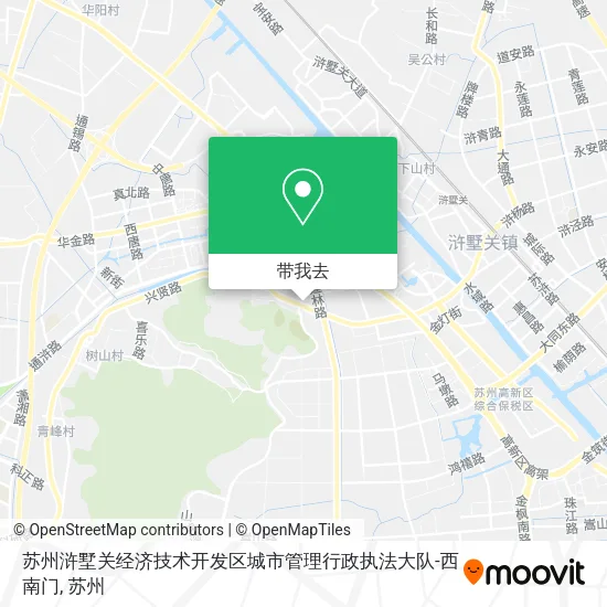 苏州浒墅关经济技术开发区城市管理行政执法大队-西南门地图