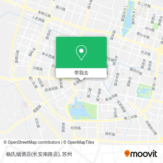 杨氏烟酒店(长安南路店)地图