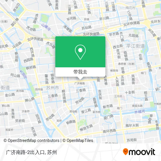 广济南路-2出入口地图
