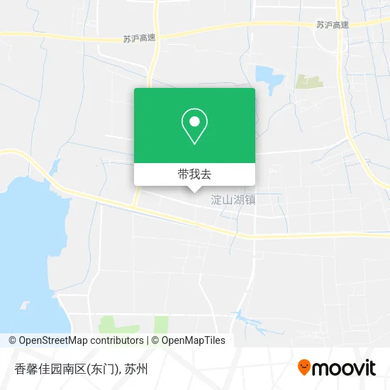 香馨佳园南区(东门)地图