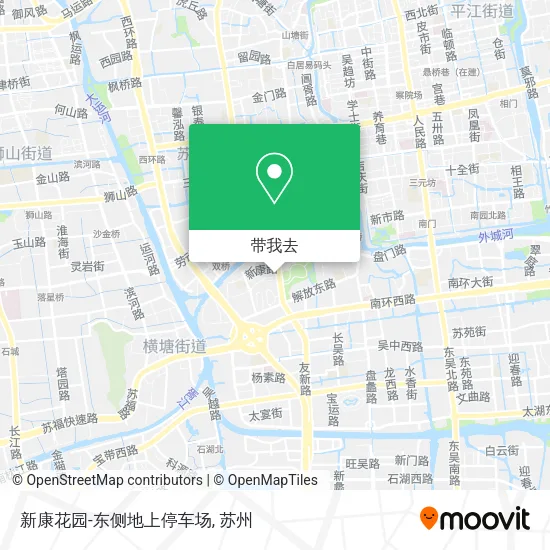 新康花园-东侧地上停车场地图