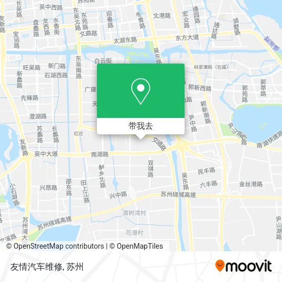 友情汽车维修地图