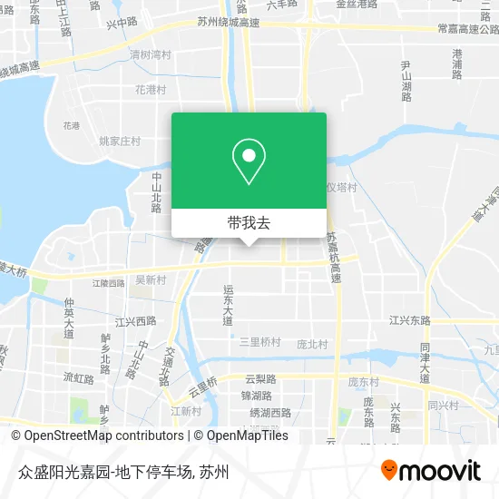 众盛阳光嘉园-地下停车场地图