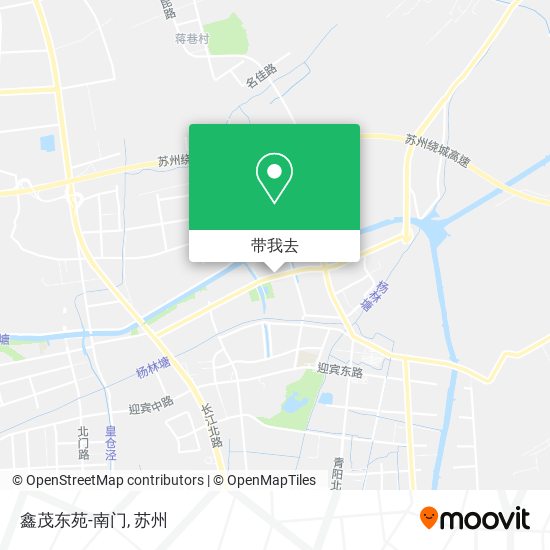 鑫茂东苑-南门地图