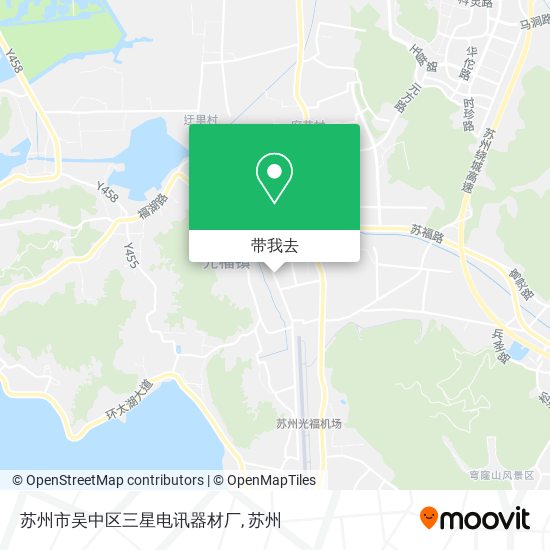 苏州市吴中区三星电讯器材厂地图