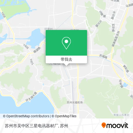 苏州市吴中区三星电讯器材厂地图