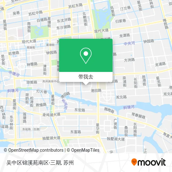 吴中区锦溪苑南区-三期地图