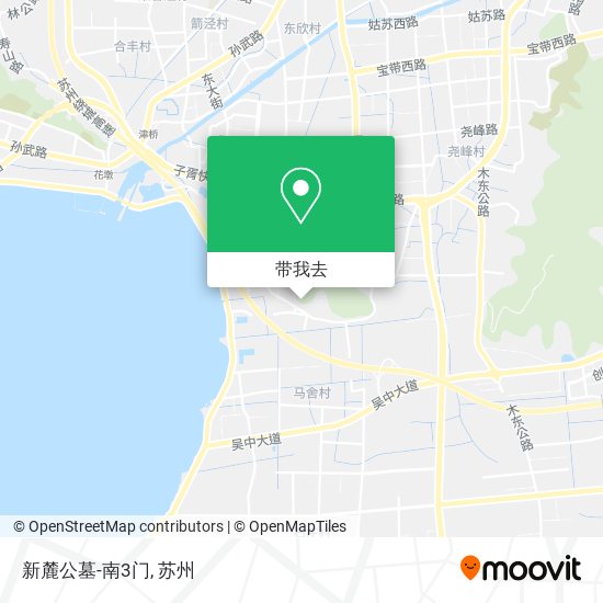 新麓公墓-南3门地图