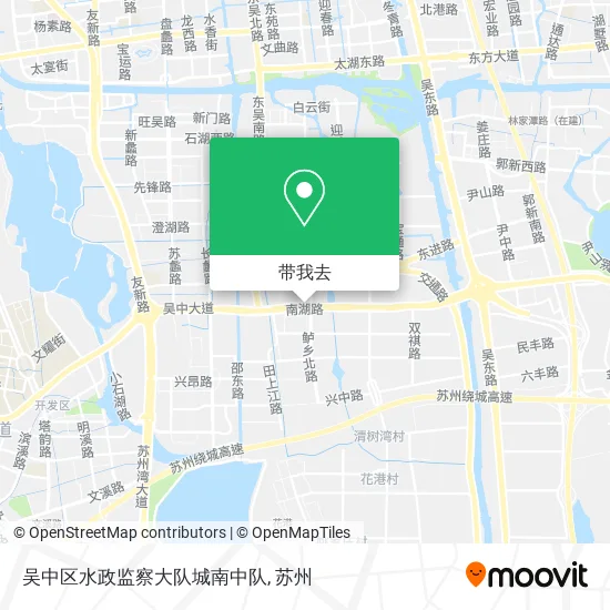 吴中区水政监察大队城南中队地图