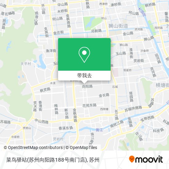 菜鸟驿站(苏州向阳路188号南门店)地图