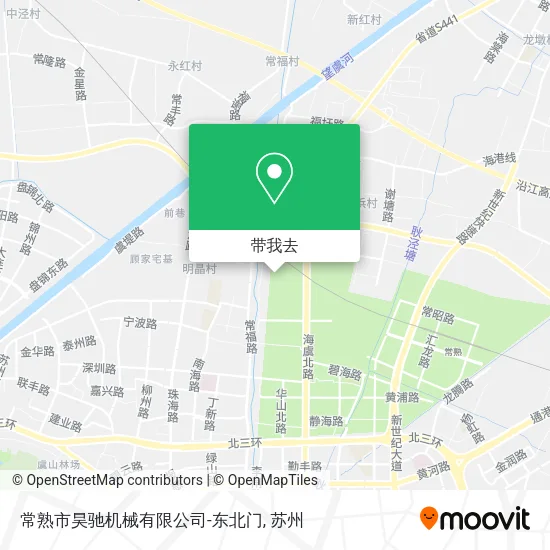 常熟市昊驰机械有限公司-东北门地图