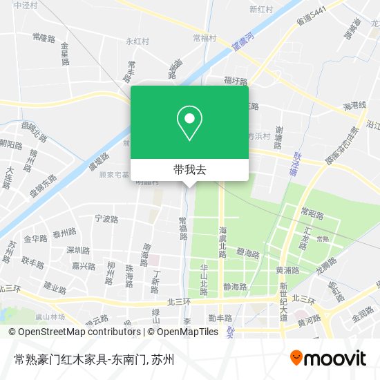 常熟豪门红木家具-东南门地图