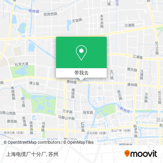 上海电缆厂十分厂地图