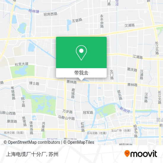 上海电缆厂十分厂地图