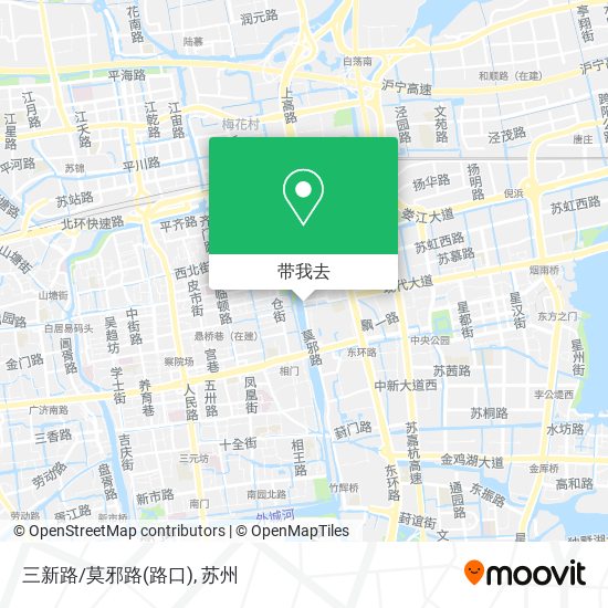 三新路/莫邪路(路口)地图