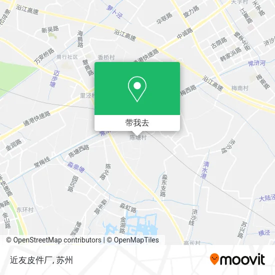 近友皮件厂地图