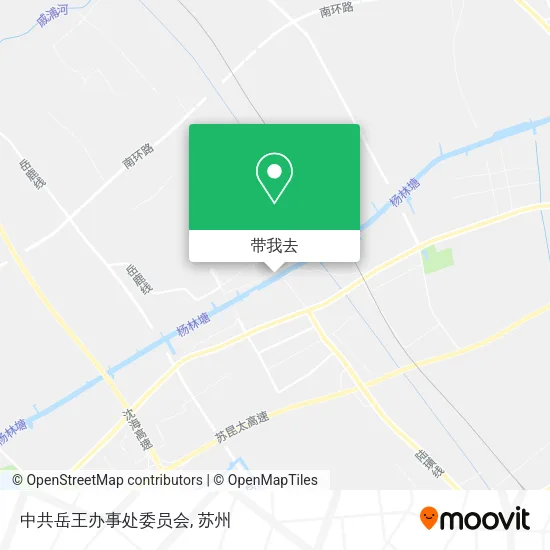 中共岳王办事处委员会地图