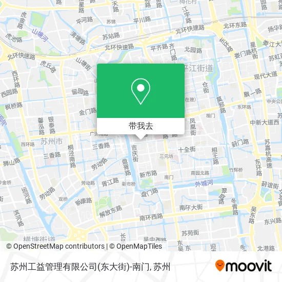 苏州工益管理有限公司(东大街)-南门地图