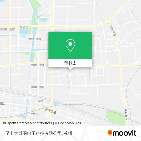 昆山大成图电子科技有限公司地图