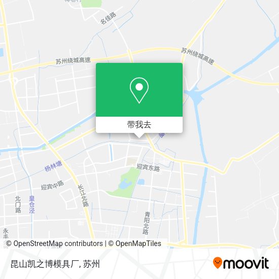 昆山凯之博模具厂地图