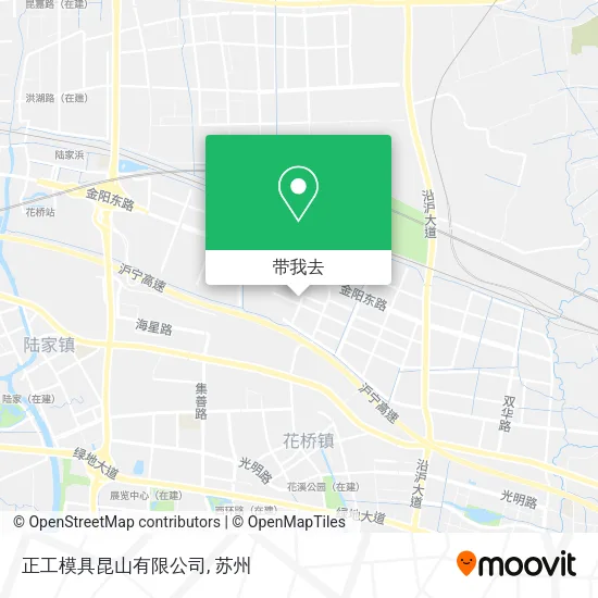 正工模具昆山有限公司地图