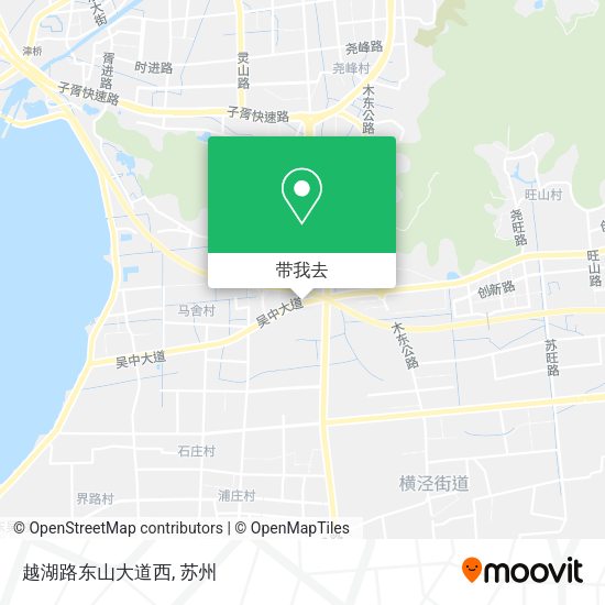 越湖路东山大道西地图