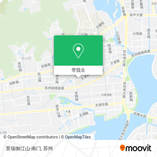 景瑞御江山-南门地图