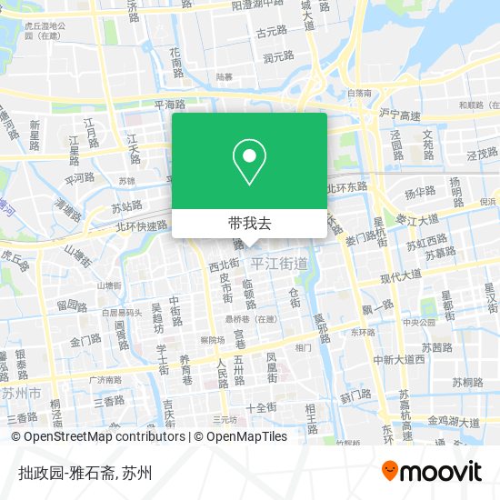 拙政园-雅石斋地图