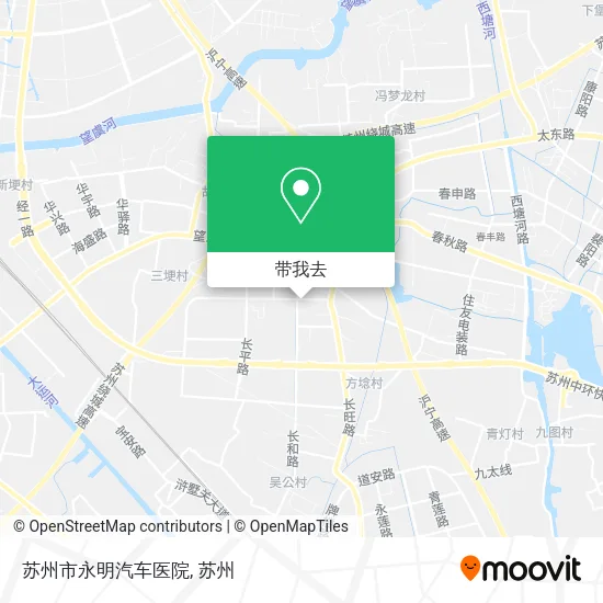 苏州市永明汽车医院地图