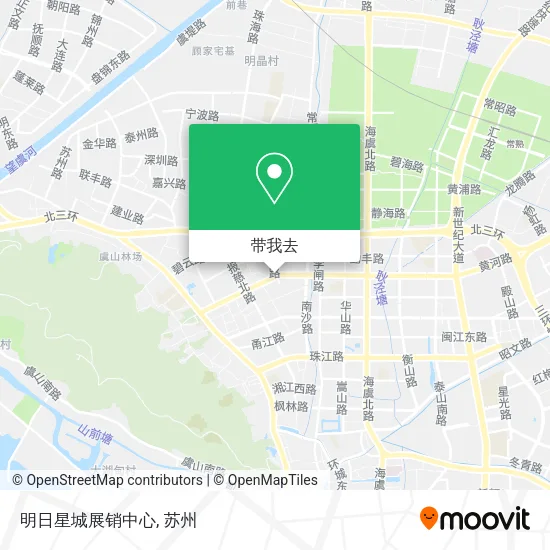 明日星城展销中心地图
