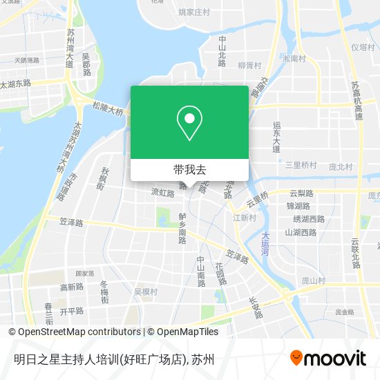 明日之星主持人培训(好旺广场店)地图