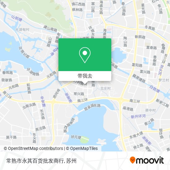 常熟市永其百货批发商行地图