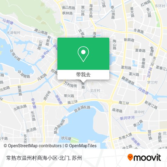 常熟市温州村商海小区-北门地图