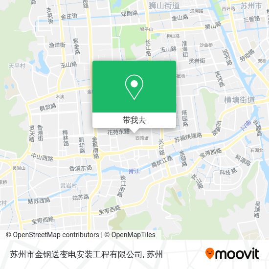 苏州市金钢送变电安装工程有限公司地图