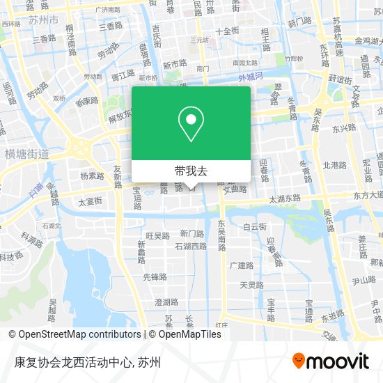 康复协会龙西活动中心地图