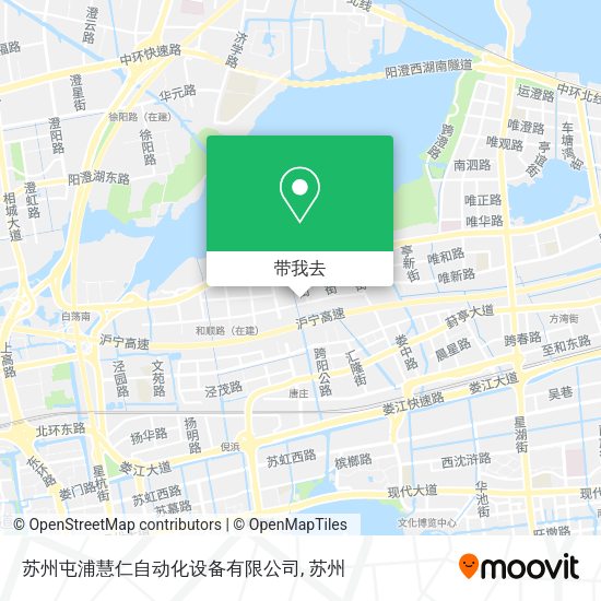 苏州屯浦慧仁自动化设备有限公司地图