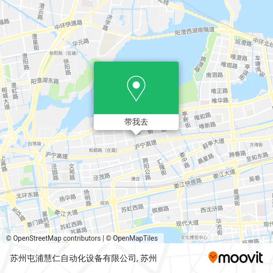 苏州屯浦慧仁自动化设备有限公司地图